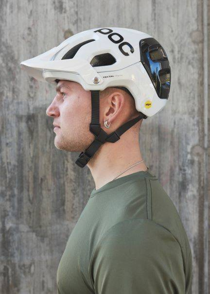 Cyklistická helma POC Tectal Race MIPS Hydrogen White/Uranium Black 2025