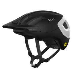 Cyklistická helma POC Axion Race MIPS Uranium Black Matt/Hydrogen White