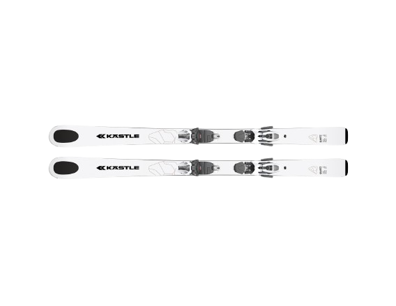 Sjezdové lyže Kastle Quartz 72 premium + Kastle K10 SLR GW White-Black - 2024/25