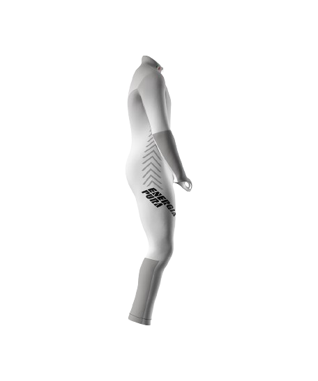 Lyžařská kombinéza Energiapura Master White (non insulated, padded) - 2024/25
