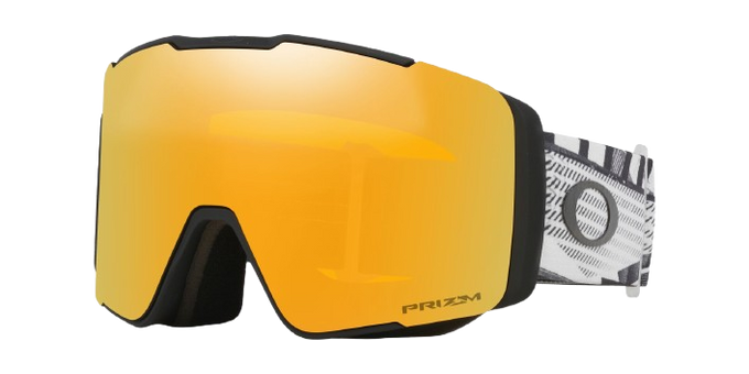 Lyžařské brýle Oakley Line Miner Pro L Black Forge/Prizm 24K Iridium + Additional lens Prizm Snow Sage Gold Iridium - 2025/26