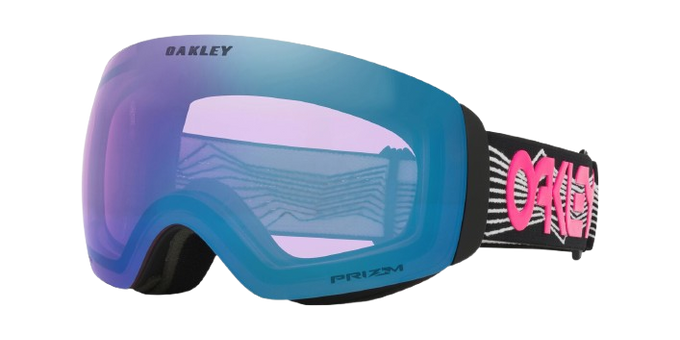 Lyžařské brýle Oakley Flight Deck M Black Wired/Prizm Snow Iced Iridium - 2025/26