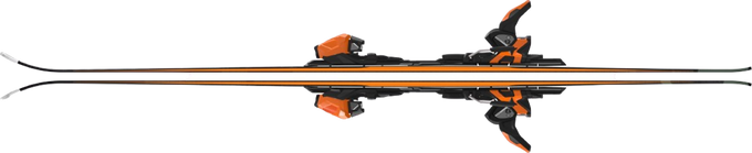 Sjezdové lyže Atomic Redster Q7 Revoshock C + MI 12 GW Black/Orange - 2025/26