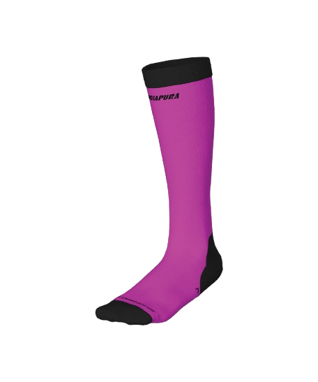 Lyžařské ponožky Energiapura Silk Socks Fuxia/Black - 2025/26
