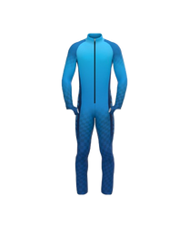 Lyžařská kombinéza Energiapura Competition Junior PRO/Turchese/Blue (insulated, padded) - 2025/26