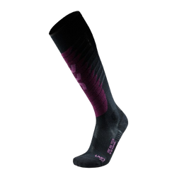 Lyžařské ponožky UYN Women Ski One Biotech Black/Purple - 2025/26