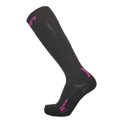 Lyžařské ponožky UYN Woman Ski One Pure Snow Socks Black/Pink - 2025/26