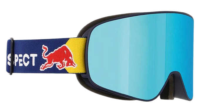 Lyžařské brýle Red Bull Spect RUSH Blue/Red With Blue Mirror - 2025/26