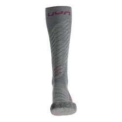 Lyžařské ponožky UYN Woman Ski One Comfort Fit Grey/Purple - 2025/26
