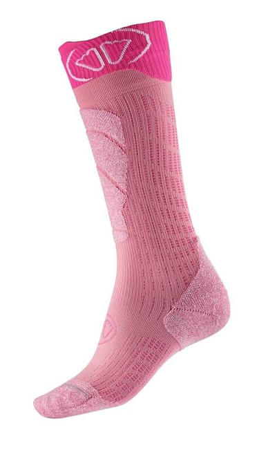 Lyžařské ponožky Sidas Ski Merino Junior Pink - 2025/26