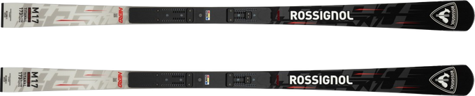 Sjezdové lyže Rossignol Hero Master LT R22 + Spx 14 Rockerace Black Red - 2025/26