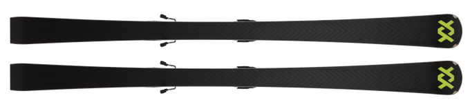 Sjezdové lyže Volkl Racetiger SL + RMotion T 12 Black/Flo-Red - 2025/26