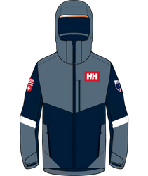 Lyžařská bunda Helly Hansen Jr Elevate Jacket/Washed Navy NSF - 2025/26