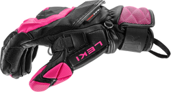 Lyžařské rukavice LEKI WCR Venom SL 3D Pink - 2025/26