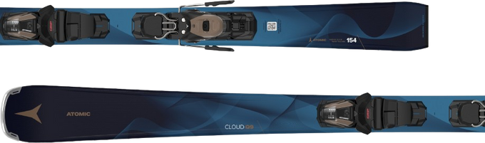 Sjezdové lyže Atomic Cloud Q9 + M 10 GW Black/Sand - 2025/26