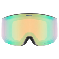 Lyžařské brýle Uvex lace ATTRACT FM Black Matt/Mirror Opal + spare lens - 2025/26