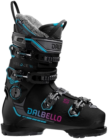Zjazdové topánky Dalbello Veloce 105 MV W Black/Black - 2025/26