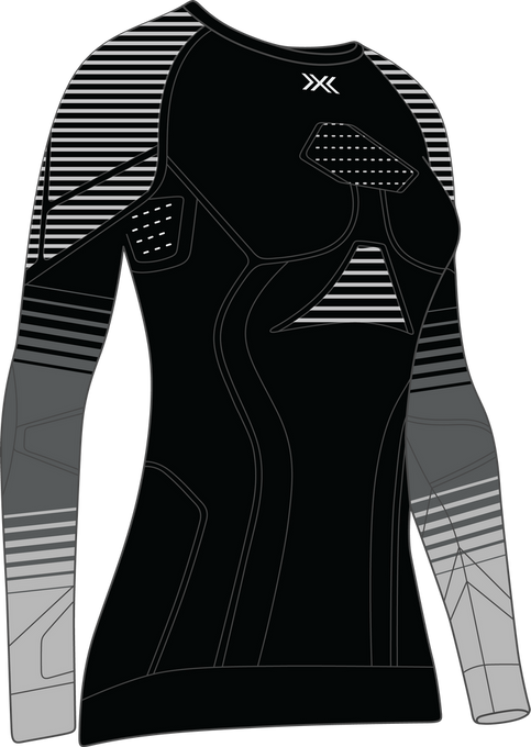 Funkční triko X-bionic Invent FX Shirt LS WMN Black/Grey/Light Grey - 2024/25