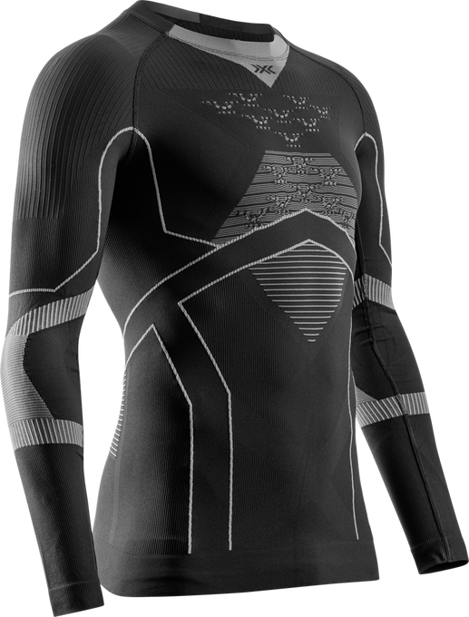 Funkční triko X-bionic Energy Accumulator Light Shirt LS Black/Light Grey - 2024/25