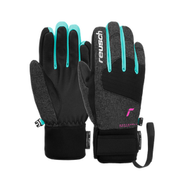 Lyžařské rukavice Reusch Simon R-TEX XT Junior Black Melange/Bachelor Button/Knockout Pink - 2024/25