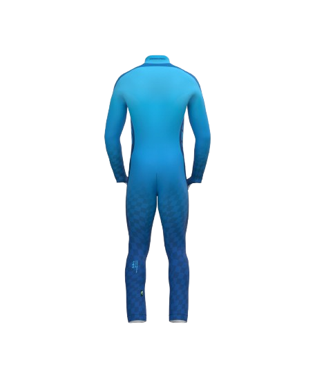 Lyžařská kombinéza Energiapura Competition Junior PRO/Turchese/Blue (insulated, padded) - 2025/26