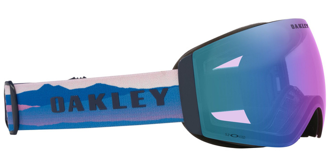Lyžařské brýle Oakley Flight Deck Pro M Mikaela Shiffrin Sig/Prizm Snow Iced Iridium + Additional lens Prizm Snow Sapphire Iridium - 2025/26