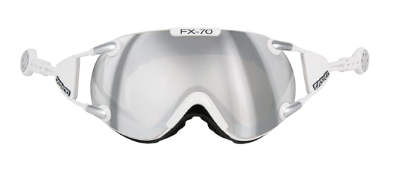 Lyžiarske okuliare Casco FX70 Carbonic White Silver - 2025/26