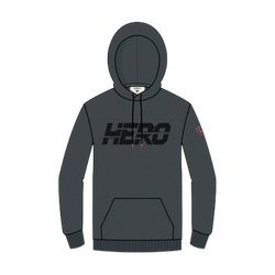 Mikina Rossignol Hero Hoodie Onyx Grey - 2023/24