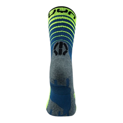 Outdoorové ponožky UYN Man Runner's Five Socks Blue/Yellow Fluo