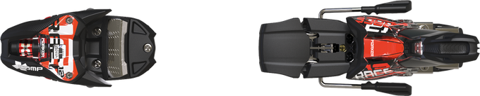 Sjezdové vázání Marker XComp 12 GW Black/Flo Red - 2024/25