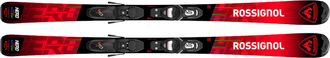 Sjezdové lyže Rossignol Hero Xpress JR 100-140 Kid-X + Kid 4 GW B76 Black - 2025/26