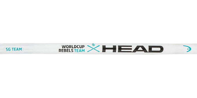  Sjezdové hole HEAD Worldcup SG JR White - 2025/26
