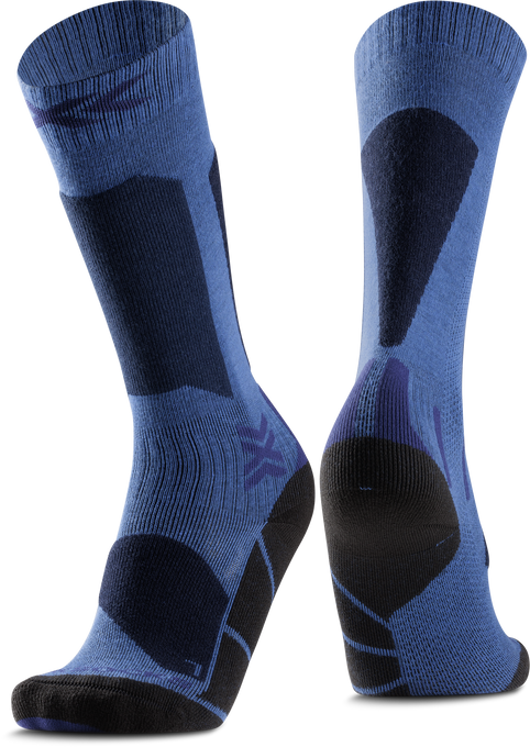 Lyžařské ponožky X-socks Ski Discover OTC JR Blue Blossom/Marine - 2025/26