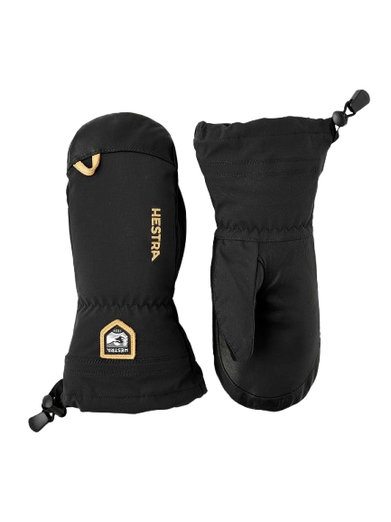 Lyžiarske rukavice Hestra Heli Mistral Jr. Black - 2025/26