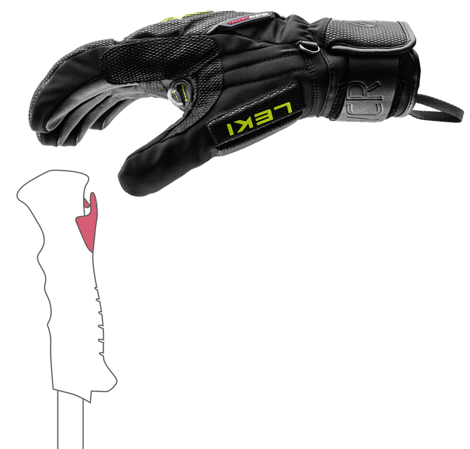 Lyžařské rukavice LEKI WCR C-Tech 3D - 2025/26