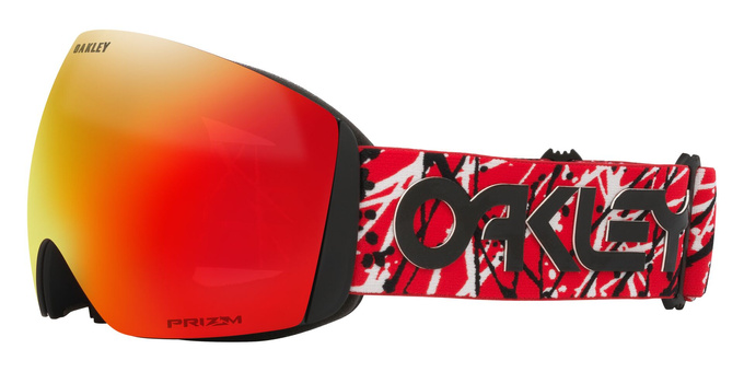 Lyžařské brýle Oakley Flight Deck L Red Eddie/Prizm Snow Torch Iridium - 2025/26
