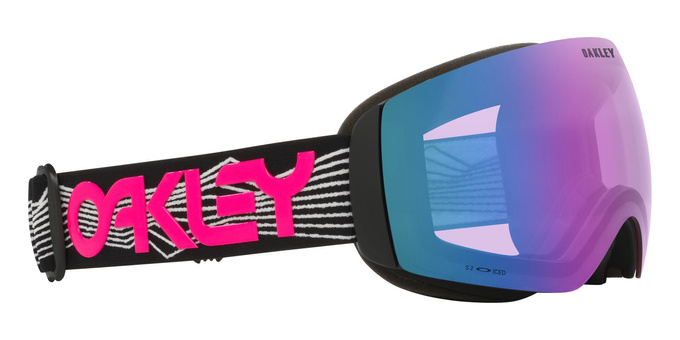 Lyžařské brýle Oakley Flight Deck M Black Wired/Prizm Snow Iced Iridium - 2025/26