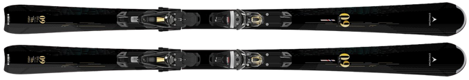 Sjezdové lyže Dynastar E Lite 9 Konect + Nx 12 Konect GW B80 Black Gold - 2024/25