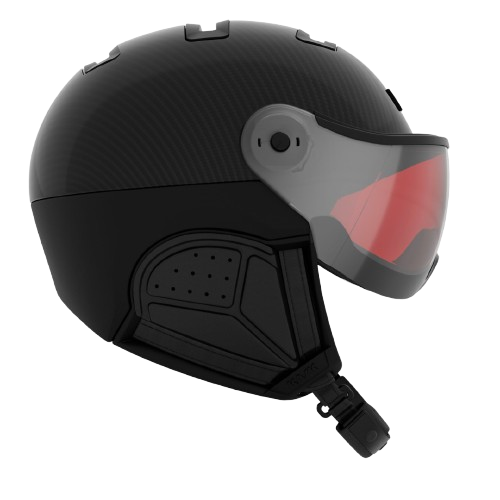 Lyžařská helma KASK Elite Visor Photochromatic Carbon Black - 2025/26