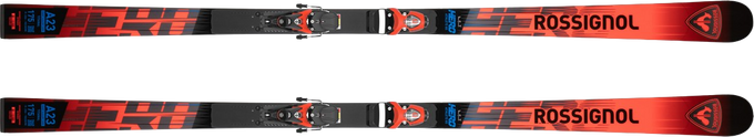 Sjezdové lyže Rossignol Hero Athlete GS 170-182 R22 + Spx 15 Rockerace Hot Red - 2025/26