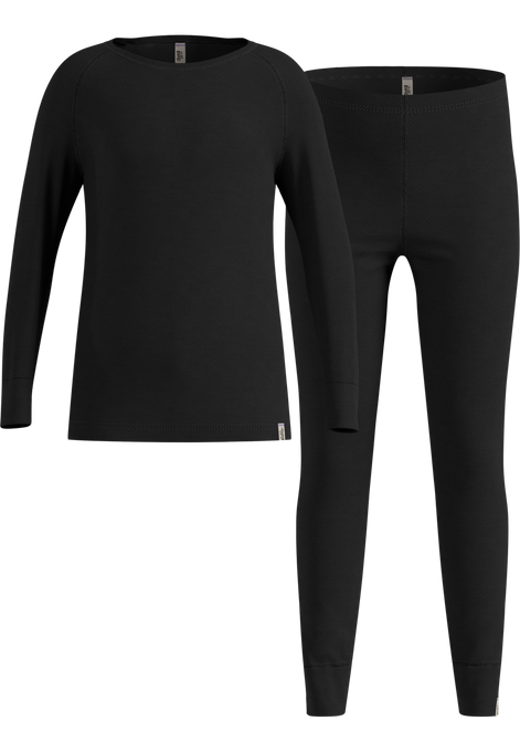 Funkční prádlo Odlo Merino 200 Set long Junior Black - 2025/26