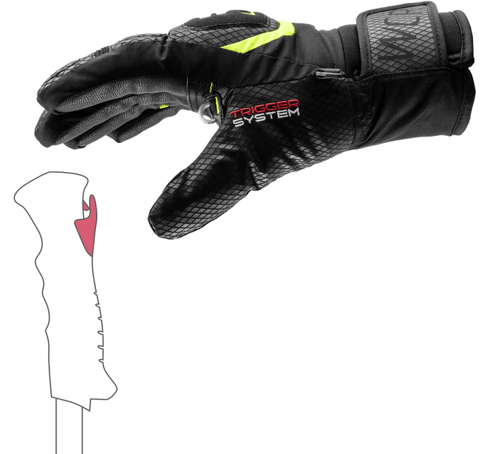 Lyžařské rukavice LEKI WCR Team 3D Junior 2025/26