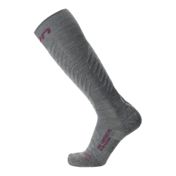Lyžařské ponožky UYN Woman Ski One Comfort Fit Grey/Purple - 2025/26
