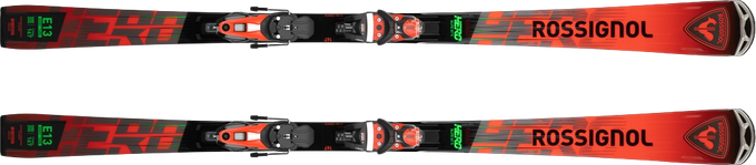 Sjezdové lyže Rossignol Hero Elite ST TI Konect + Nx 12 Konect GW B80 Black Hot Red - 2025/26