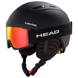 Lyžařské brýle HEAD Contex Youth FMR Red/Black - 2025/26