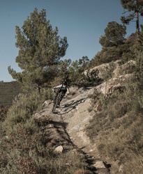 Cyklistická prilba POC TECTAL RACE SPIN URANIUM BLACK/HYDROGEN WHITE - 2021