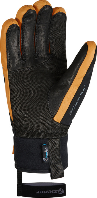 Lyžařské rukavice Ziener Ganzenberg-z As® Aw Glove Man Black Tan - 2025/26