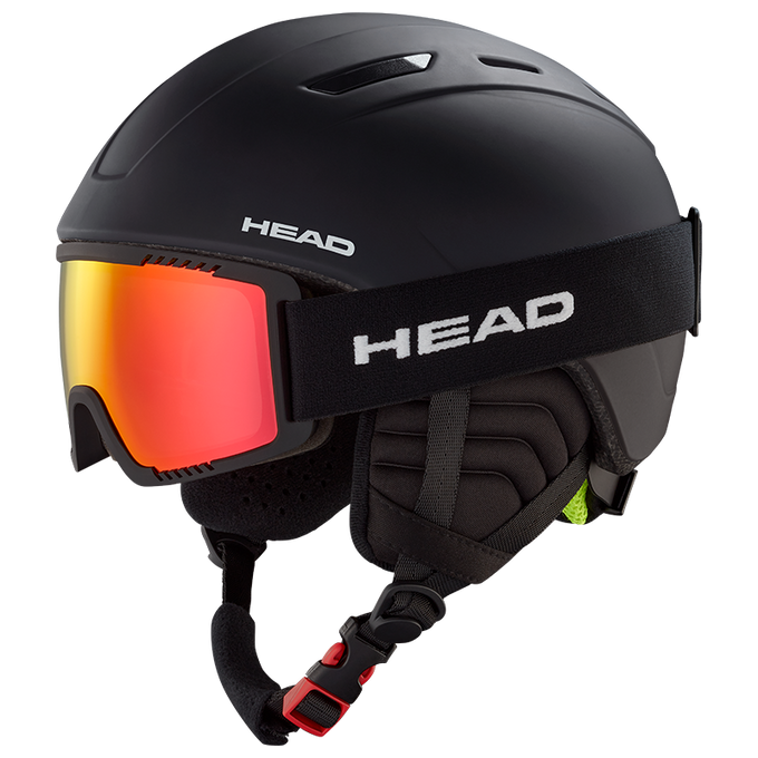 Lyžařské brýle HEAD Contex Youth FMR Red/Black - 2025/26