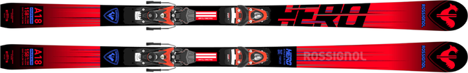 Sjezdové lyže Rossignol Hero Athlete GS Pro + Spx 10 GW B73 Hot Red - 2023/24