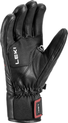 Lyžařské rukavice LEKI Phoenix 3D Black/Red - 2023/24
